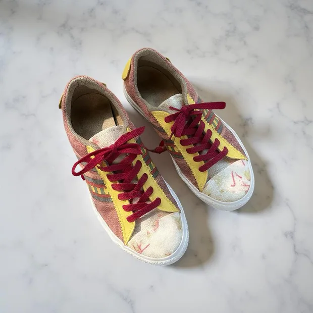 Sneakers - Dusty Pink Canvas - Size 39