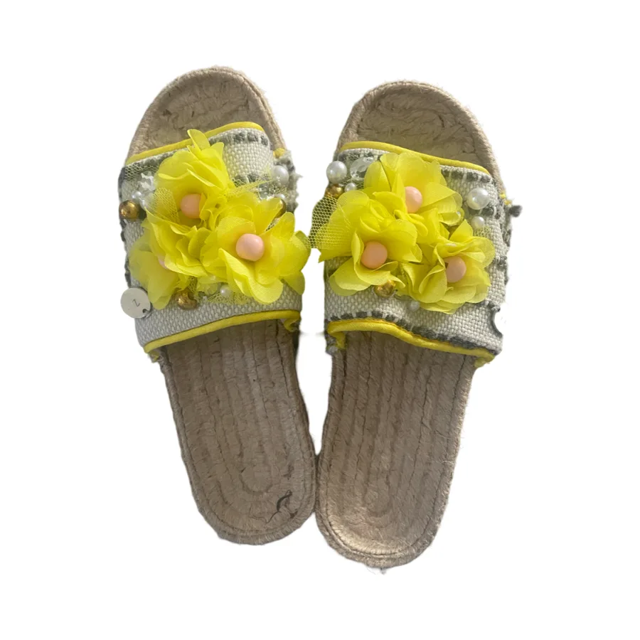 Sandals - Yellow Flowers